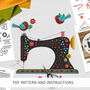 Sew Much Love Sewing Machine PDF Pattern Download