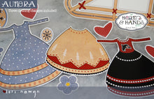 ALASKA  - Aurora Complete 6 Page Paper Doll Kit