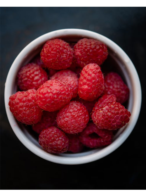 Quick and Easy End of Summer Raspberry Fruit Salad