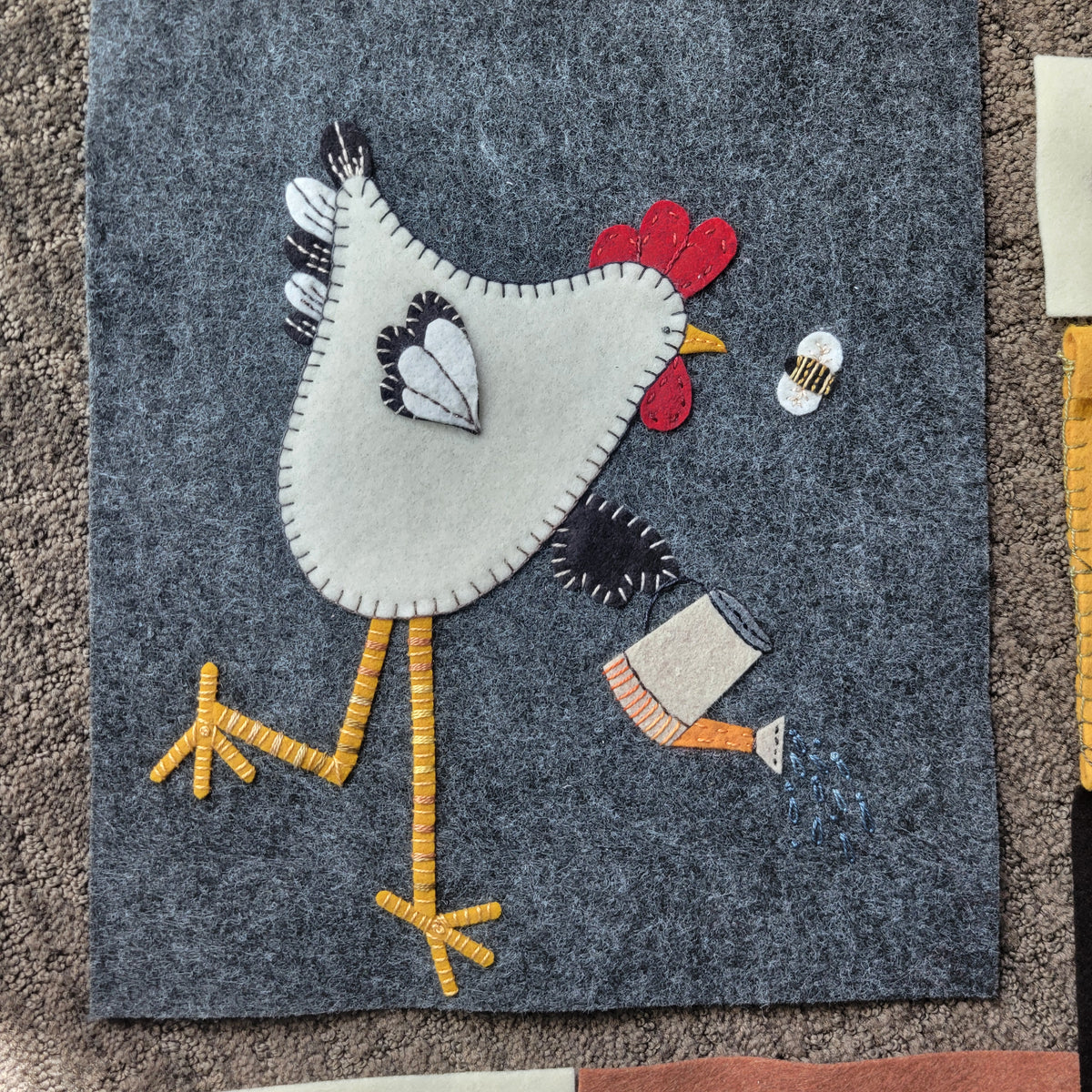 CHICKENS IN THE GARDEN - Printed Patterns – Huckleberry Moose