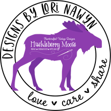 Huckleberry Moose by Lori Nawyn