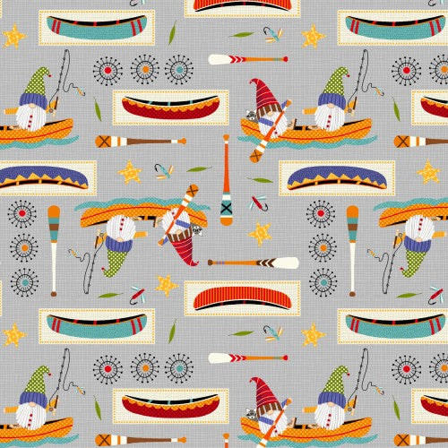 Camping Gnomes Canoes