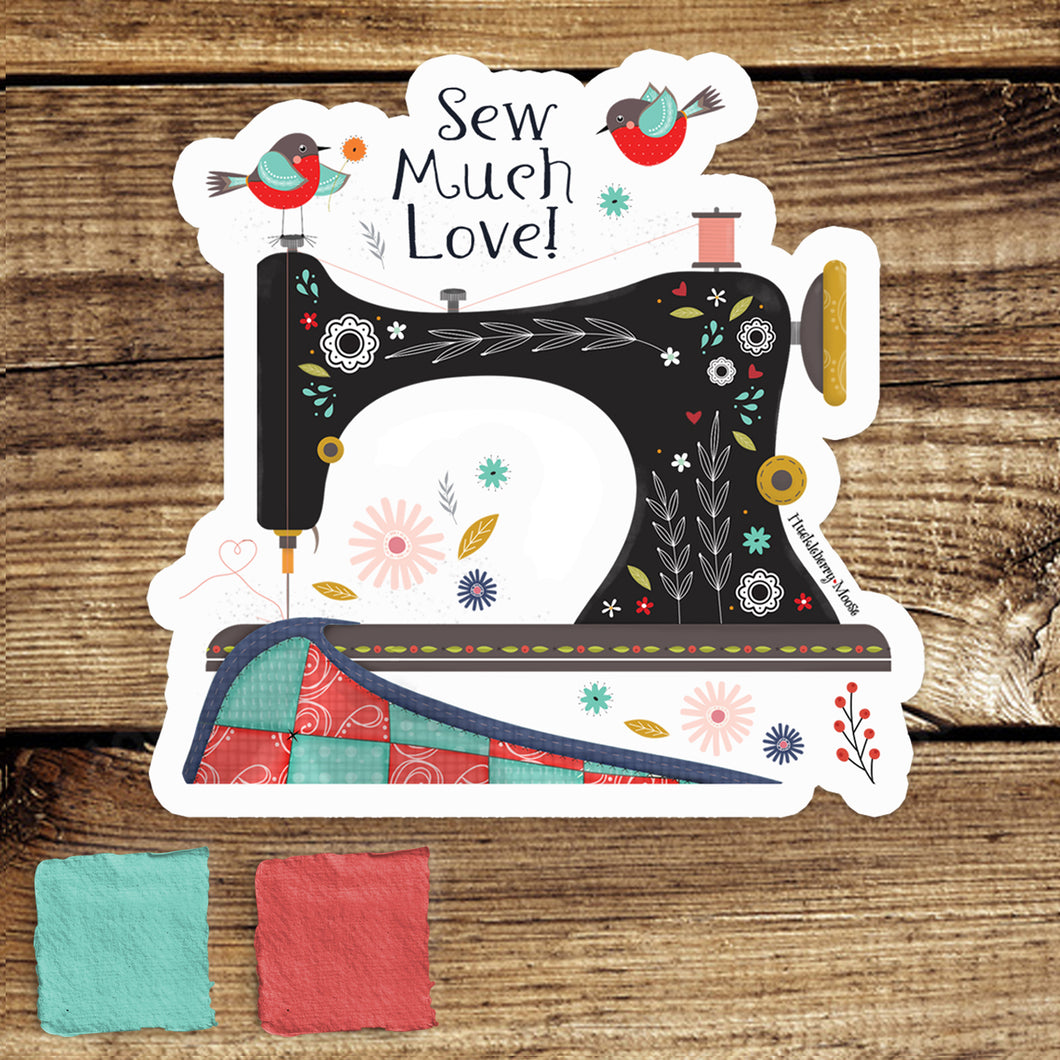 Sewing Sticker, Sew Much Love