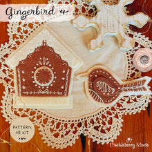 GINGERBIRD AND HER HOUSE - Pattern or Kit