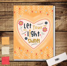 LET YOUR LIGHT SHINE QUILT PANEL