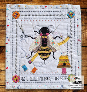 Stitchable Quilting Bee Embroidery and Applique Sampler
