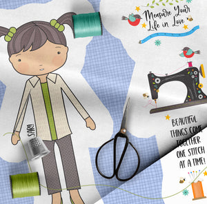 Sara Stitch and Share Doll Kit