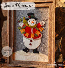 SNOW MERRY SNOWMAN - Pattern or Kit