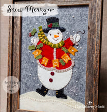SNOW MERRY SNOWMAN - Pattern or Kit