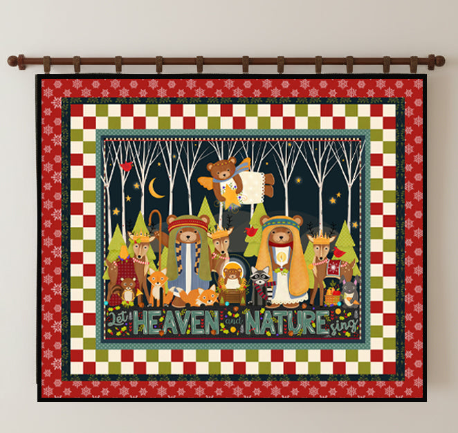 Fabric Panel: Let Heaven and Nature Sing