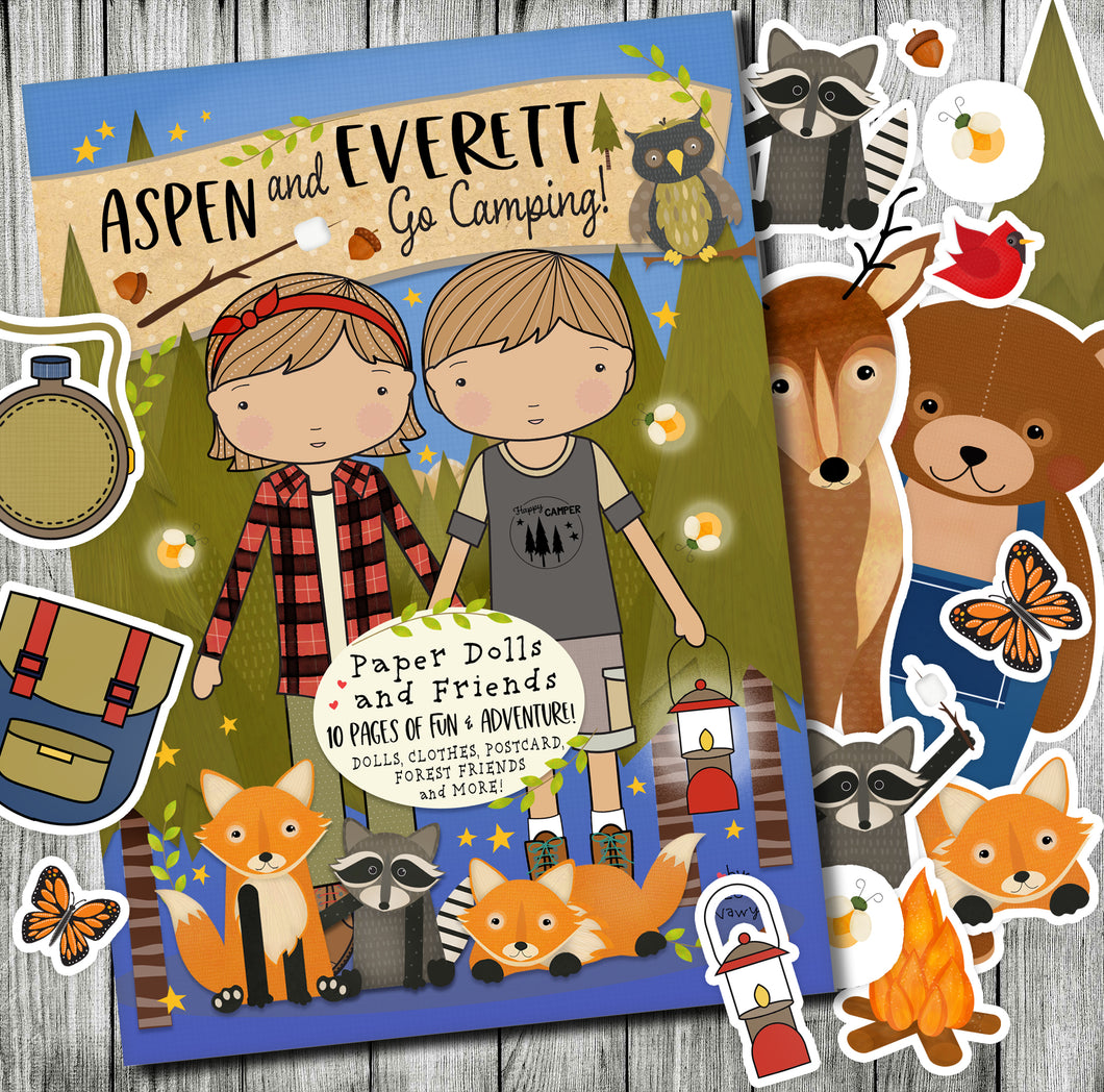 Aspen and Everett Go Camping