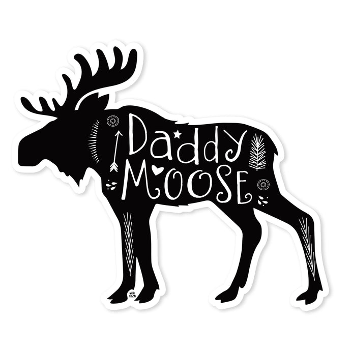 Daddy Moose Sticker